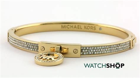 Michael Kors Jewellery Ladies' PVD Gold plated Logo Slider 